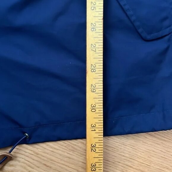 Lauren Ralph Lauren Navy Full Zip Cinch Waist Anorak Jacket - Picture 3 of 8